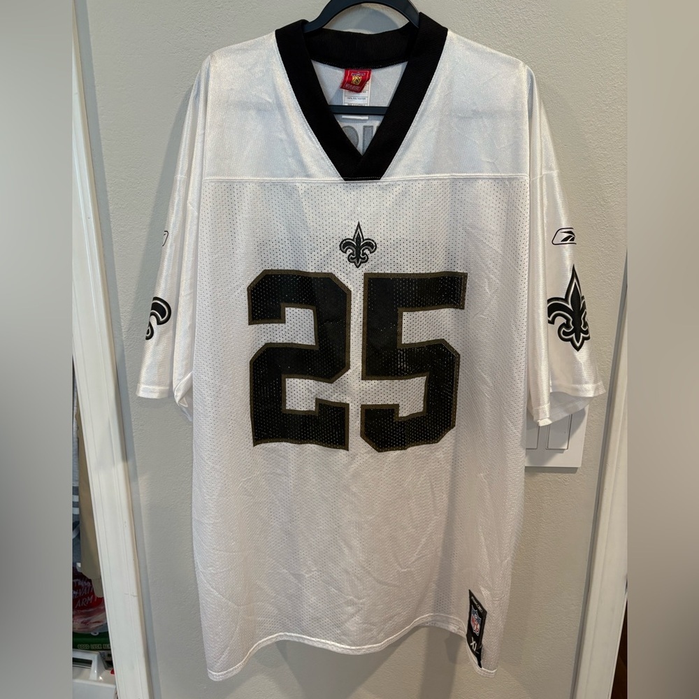 Reebok New Orleans Saints Reggie Bush #25 Mesh Jersey Men’s Size XL EUC - Picture 2 of 13